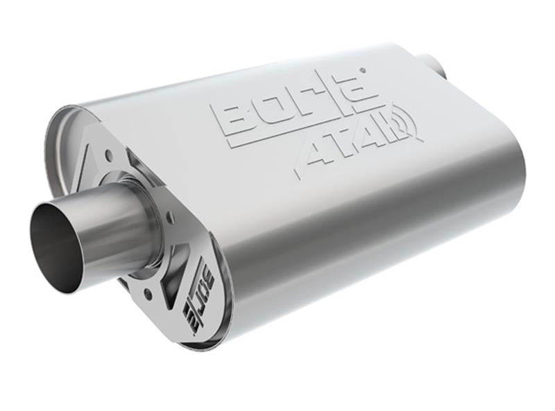 Borla 400945 CrateMuffler LS3 ATAK 2.25in Offset/Offset 14inx4.35inx9in Oval Muffler - #400945