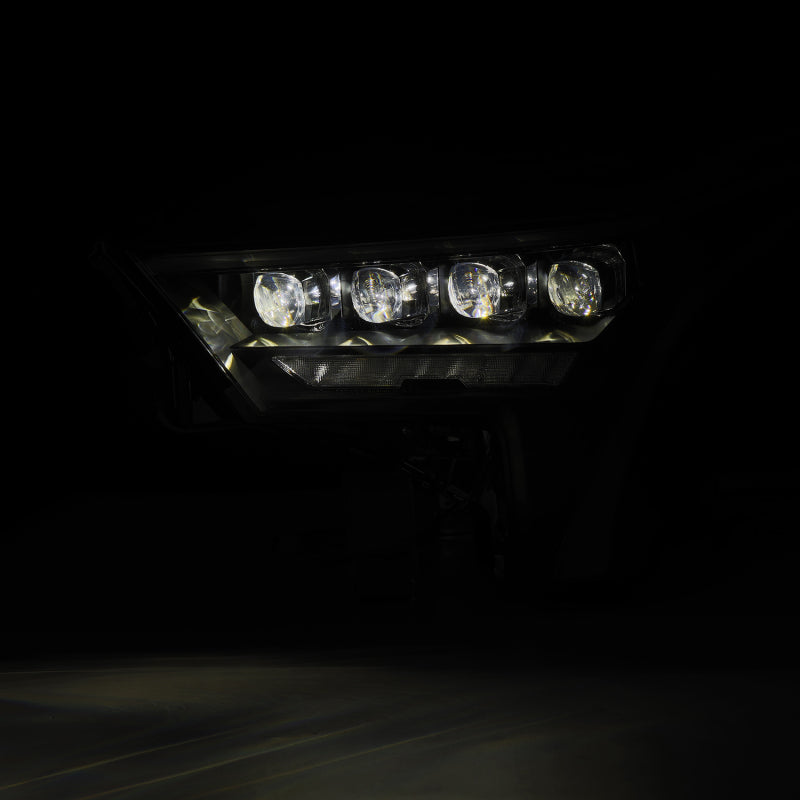 AlphaRex 880872 22-23 Toyota Tundra NOVA-Series Headlights Black w/Amber DRL - Req 810029 OR 810030
