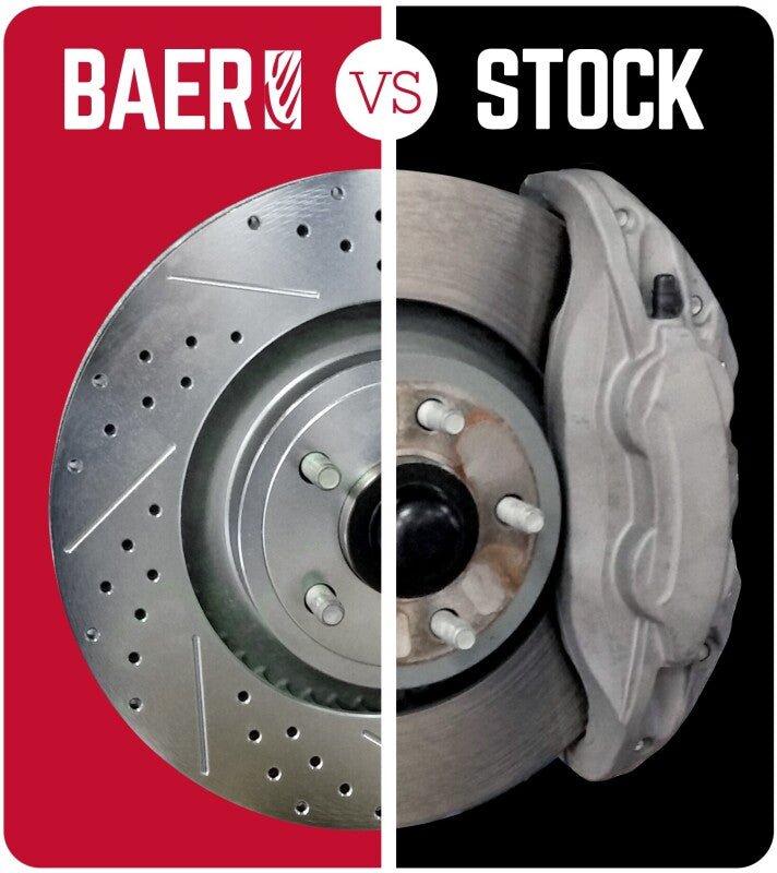 Baer Brakes 15-23 Ford Mustang GT w/ 4/6-Piston Front Caliper Claw Performance Rear Rotors