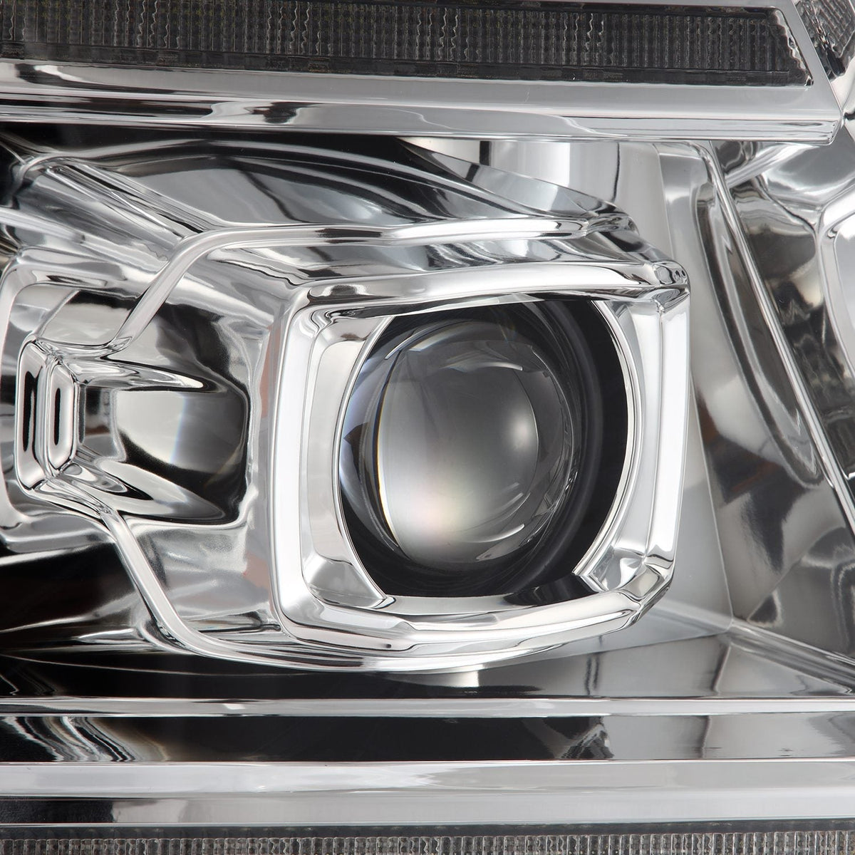 AlphaRex 880136 04-08 Ford F150 PRO-Series Projector Headlights Chrome w/ Sequential Signal and DRL