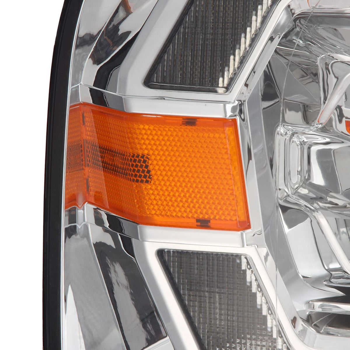 AlphaRex 880135 2004-2008 Ford F150 PRO-Series Projector Headlights Chrome with Sequential Signal and DRL