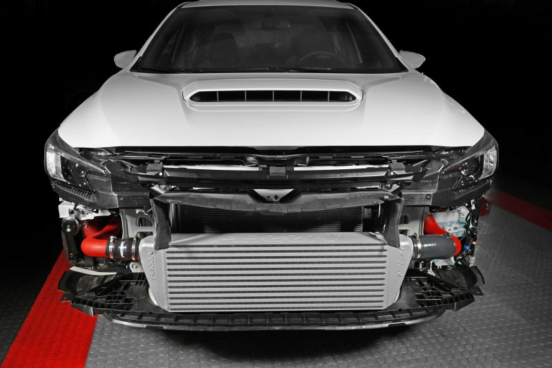 PERRIN 22-26 Subaru WRX Front Mount Intercooler Kit (Red Tubes & Silver Core)