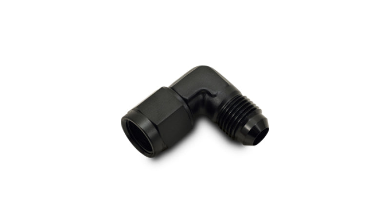 Vibrant -4AN Female to -4AN Male 90 Degree Swivel Adapter (AN to AN) - Anodized