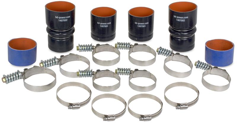 BD Diesel Intercooler Hose & Clamp Kit - 1999-2003 Ford 7.3L PowerStroke 1047030