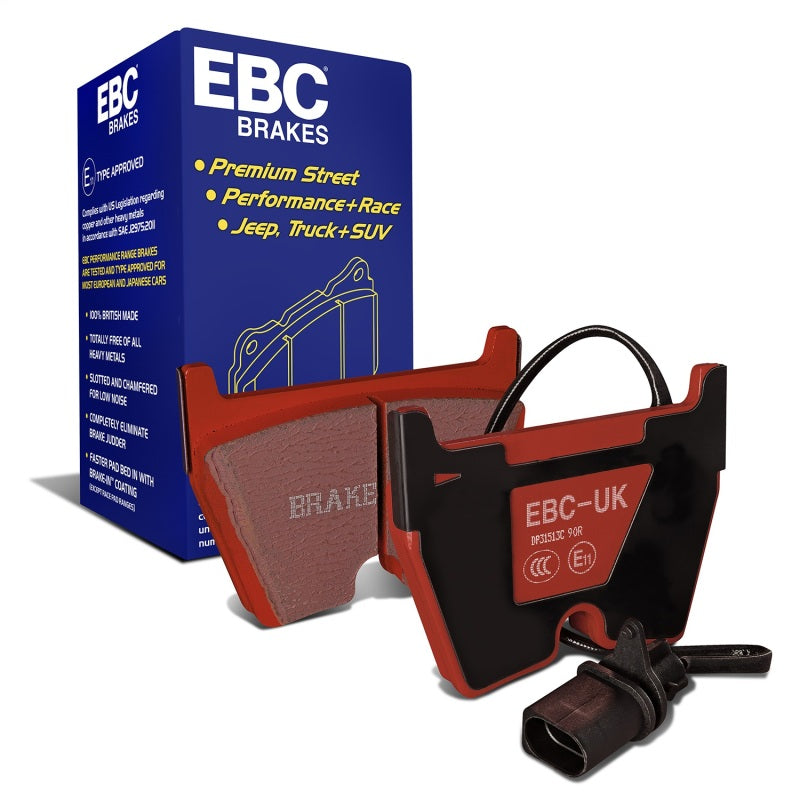 EBC 06-09 Audi RS4 4.2 (Cast Iron Rotors) Redstuff Front Brake Pads DP31513C