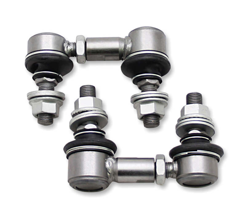 SuperPro Front Sway Bar Link Kit - Heavy Duty Adjustable (75mm-85mm Length, 10mm Studs)
