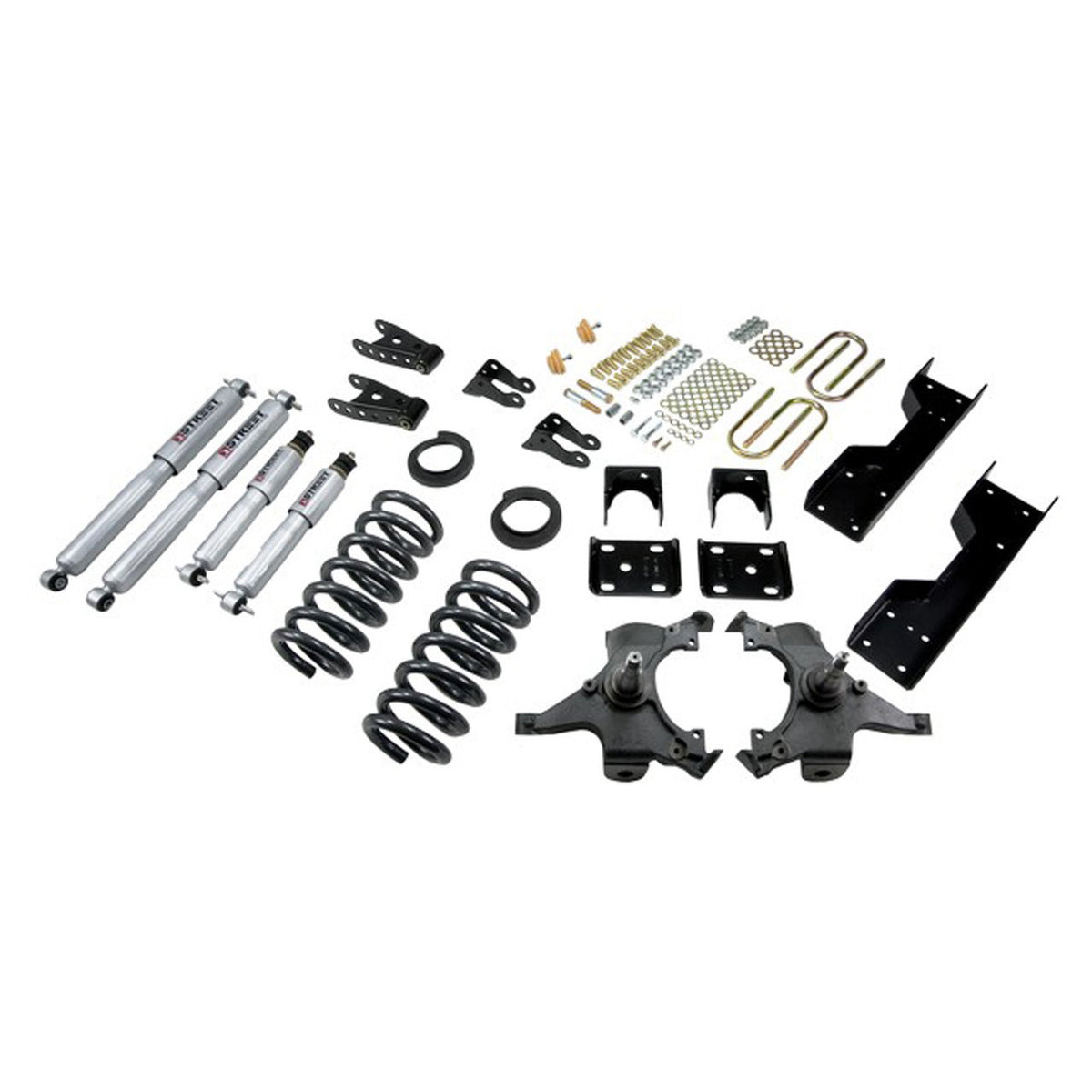 Belltech Lowering Kit with SP Shocks 4-5in F/7in R for 1992-1998 Chevrolet C1500/GMC C1500