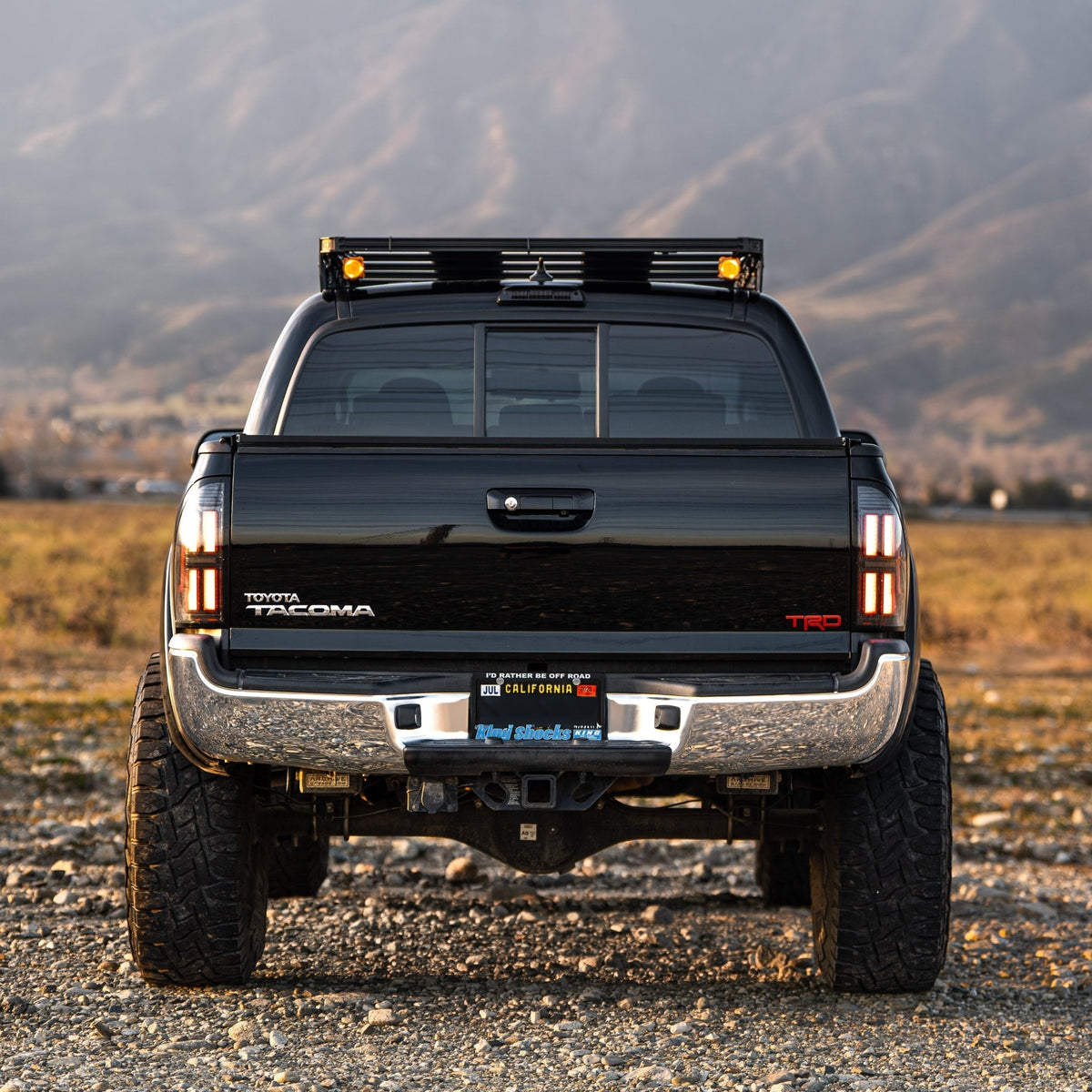 AlphaRex 680062 05-15 Toyota Tacoma NOVA Prismatic LED Tail Lights - Alpha-Black
