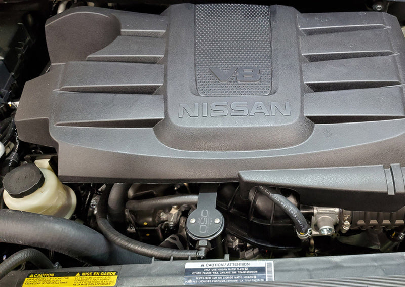 J&L 16-24 Nissan Titan 5.6L Passenger Side Oil Separator 3.0