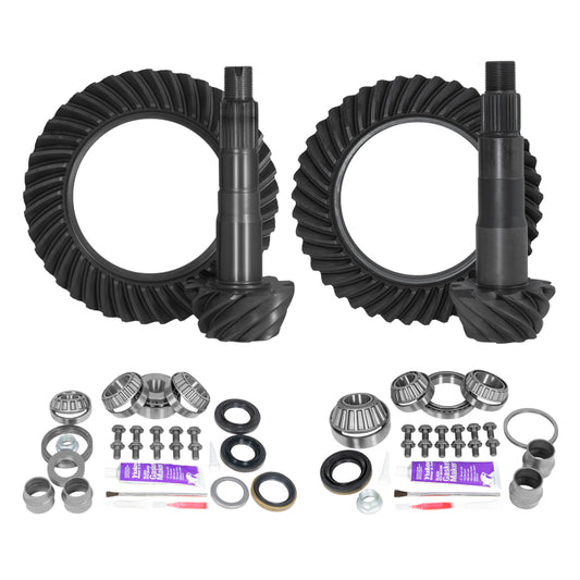 Yukon Gear & Axle YGKT008-488LOC-4 Ring & Pinion Gear Kit Front & Rear for Toyota 8.2/8IFS Diff (with Factory Locker) 4.88 Ratio