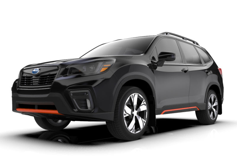 Rally Armor UR Mud Flaps - 2019-2021 Subaru Forester - Black/Grey Logo - #MF52-UR-BLK/GRY
