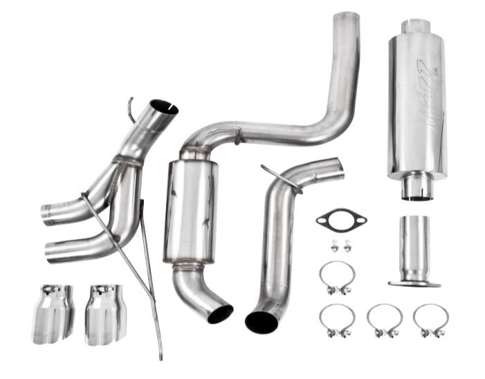 MBRP S4200AL Cat-Back Exhaust System - 2013-2018 Ford Focus ST 2.0L EcoBoost (Street) | Aluminized