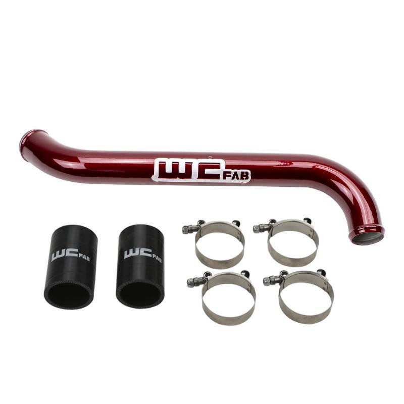 Wehrli Custom Fabrication WCF100696-GRY Upper Coolant Pipe WCFab Grey for 2011-2016 Chevrolet Silverado / GMC Sierra 2500 HD / 3500 HD 6.6L LML Duramax