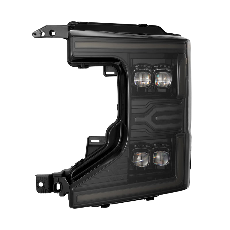 AlphaRex 880340 20-22 Ford F-250/350/450 SD NOVA-Series LED Projector Headlights Alpha-Black w/Activation Light Sequential Signal & Switchback DRL