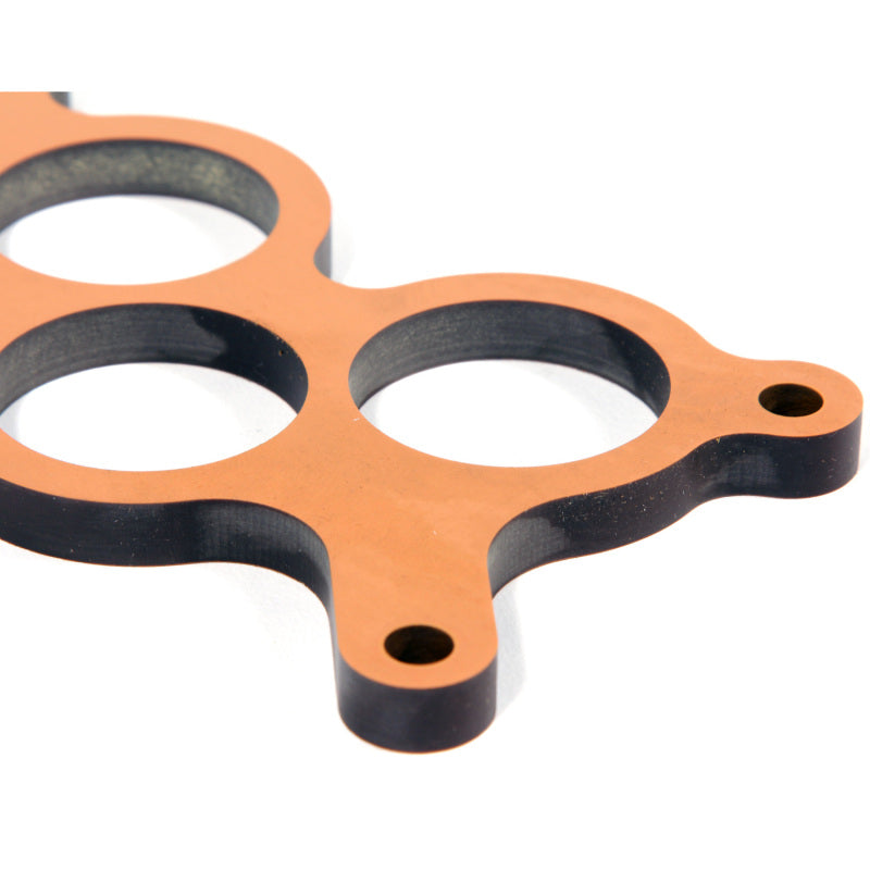 BBK Performance 1506 Phenolic Intake Manifold Spacer Kit (3/8 in) for 1986-1995 Ford Mustang (5.0L) with Ford GT40 / Cobra Intake