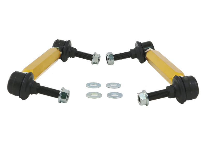 Whiteline KLC140-235 Universal Sway Bar Link Kit Heavy Duty Adjustable 10mm Ball Joint