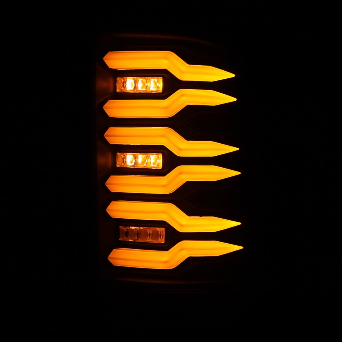 AlphaRex 630060 07-13 GMC Sierra 1500/07-14 2500/3500 HD (No Classic/Dually) Luxx-Series LED Tail Lights Black