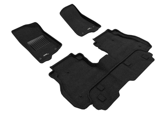 3D MAXpider Elegant Front & Rear Floor Mats for 2020-2024 Jeep Gladiator JT