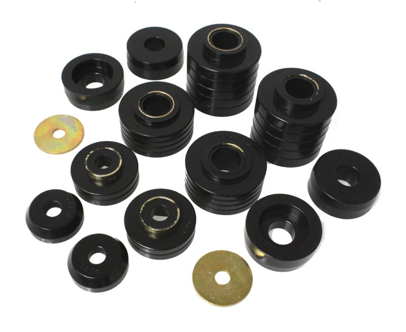 Energy Suspension for 80-98 Ford F-250/F-350 Black Body Mount Set 4.4107G