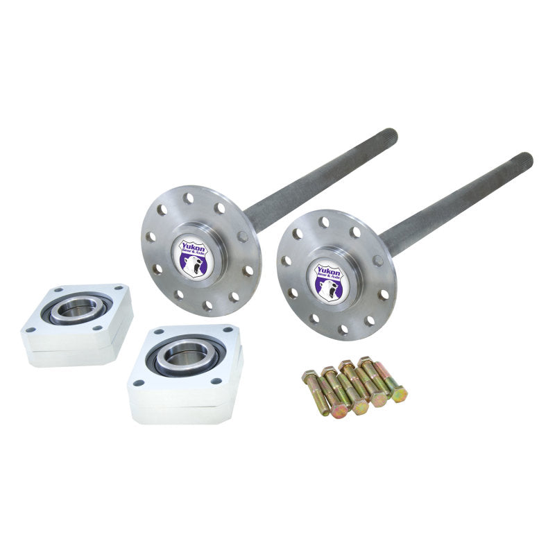 Yukon Gear & Axle YA G12398538-33 1541H Alloy Rear Axle Kit For GM 12P / 64-67 Chevelle and 67-69 Camaro with 33 Splines