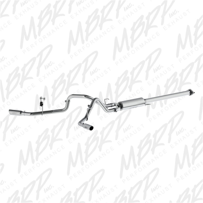 MBRP S5254AL Armor Lite Cat-Back Exhaust - 2.5-Inch Dual Side Exit | Aluminized