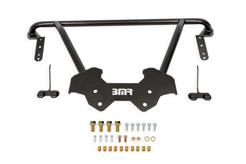 BMR Suspension 64-72 GM A-Body Front Reinforcement Brace - Black Hammertone