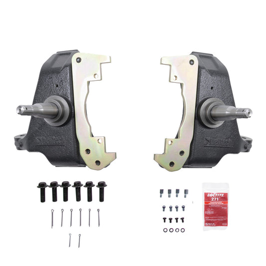 Belltech 1988-1998 for Chevrolet 1500 3in. Drop Spindle Set (Single Piston Brake Setup)