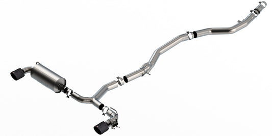 Borla 140826CFBA 2020 Toyota Supra GR 3.0L I6 3in ATAK Catback Exhaust - Carbon Fiber Tips - #140826CFBA