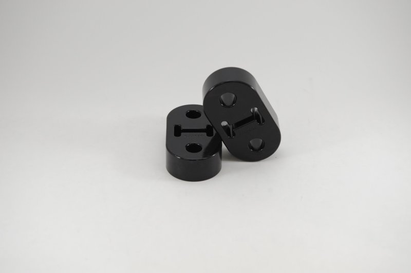 Kartboy 93-07 Subaru Impreza Long Exhaust Hanger - 15mm - Black KB-011-15MMXL