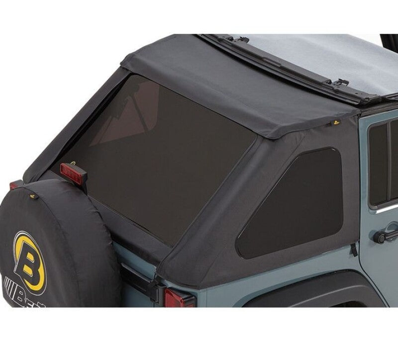 Bestop 07-18 for Jeep Wrangler JK 4-Door Window Set (Black Diamond)