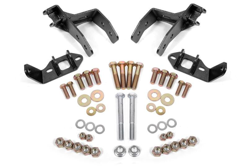 BMR 1978-1987 G-Body Coilover Conversion Kit Rear Non-adj Shock Mount without CAB - Black Hammertone