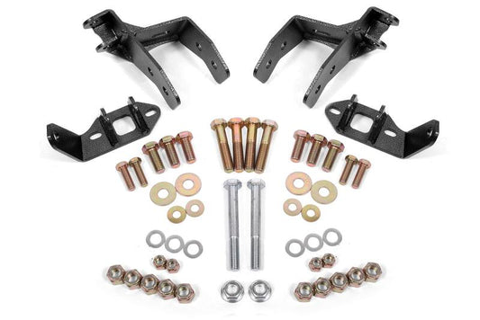 BMR 1978-1987 G-Body Coilover Conversion Kit Rear Non-adj Shock Mount without CAB - Black Hammertone