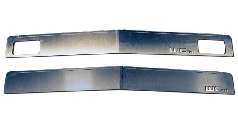 Wehrli Custom Fabrication WCF100425 Bumper Valance Filler Panel with Tow Hooks Raw Finish for 2015-2019 Chevrolet Silverado 2500 HD / 3500 HD