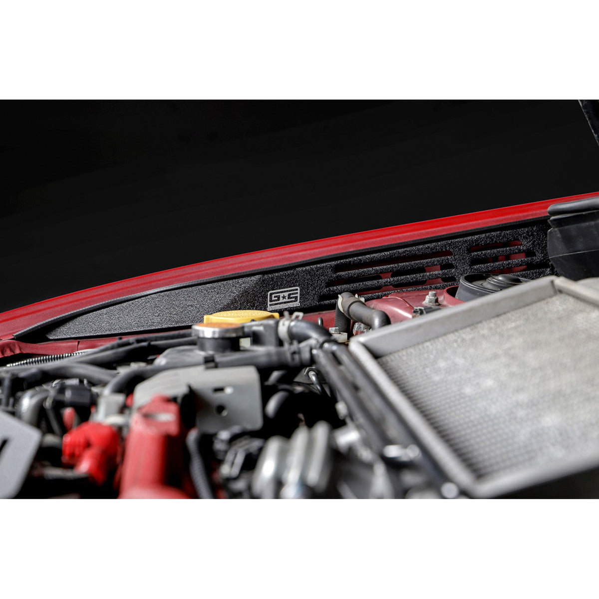 GrimmSpeed GRM096059 for 08-14 Subaru Impreza WRX/STI Fender Shroud - Red