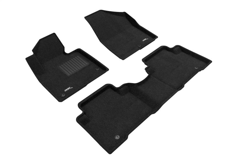 3D MAXpider Elegant Front & Rear Floor Mats for 2013-2018 Hyundai Santa Fe