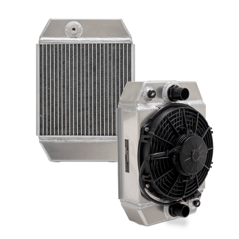 Mishimoto Universal Drag Race Performance Aluminum Radiator - Natural - #MMRAD-UNI-DRGN