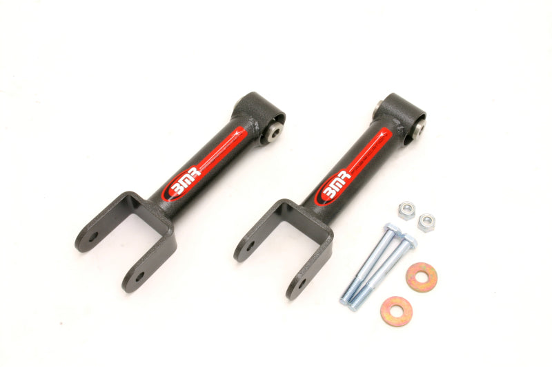 BMR 1979-2004 Fox Mustang Upper Control Arm Non-Adj. with Spherical Bearings - Black Hammertone