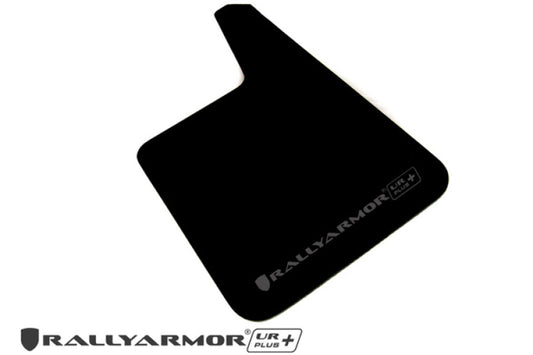 Rally Armor UR Mud Flaps - Universal - Black/Grey Logo - #MF20-URP-BLK/GY