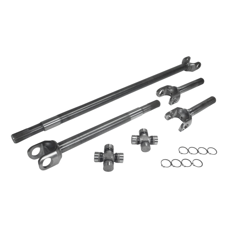 Yukon Gear & Axle YA W24118 Front 4340 Chrome-Moly Replacement Axle Kit For 1979-1987 GM 8.5in 1/2 Ton Truck and Blazer