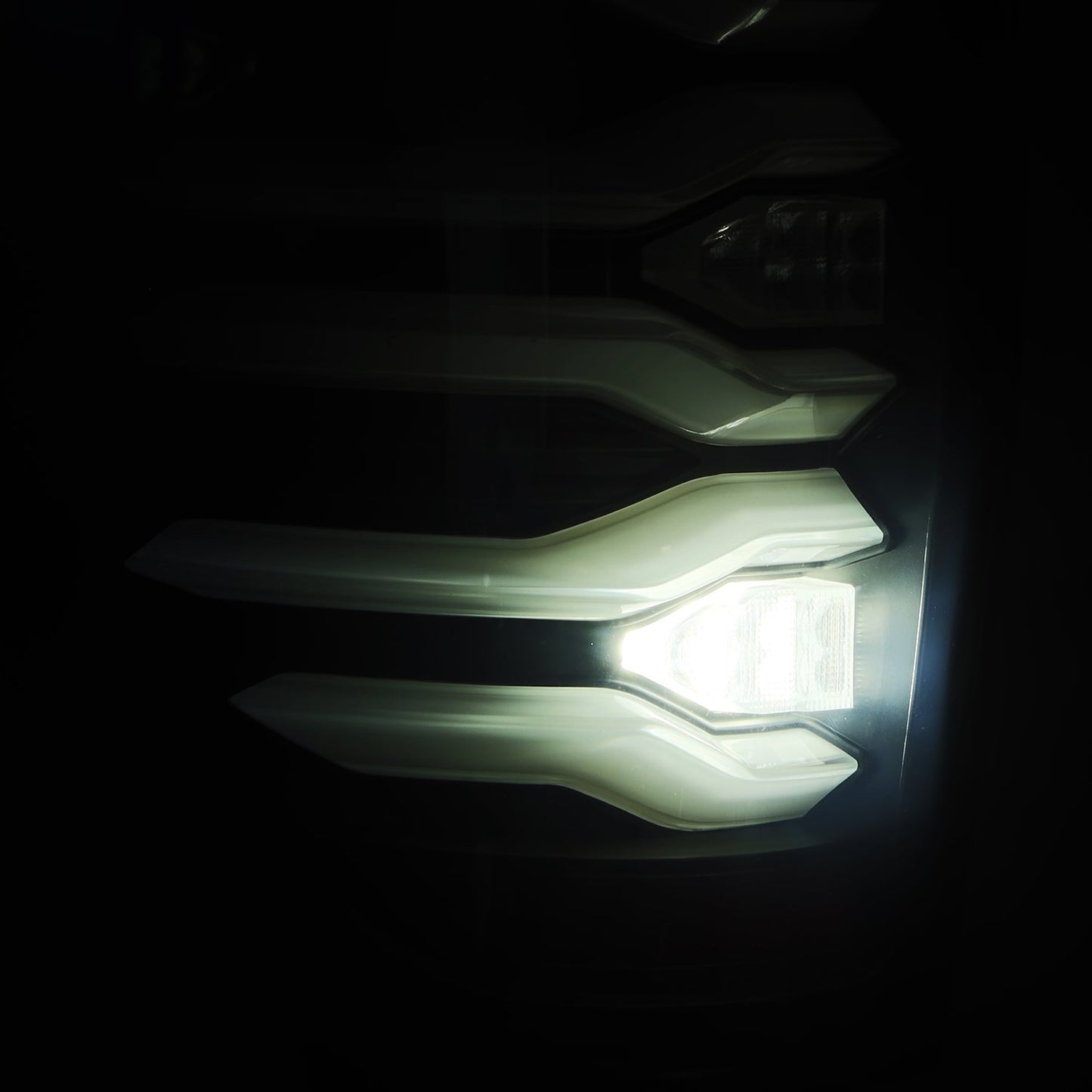 AlphaRex 653080 09-14 Ford F150 LUXX LED Taillights - AlphaBlack Housing