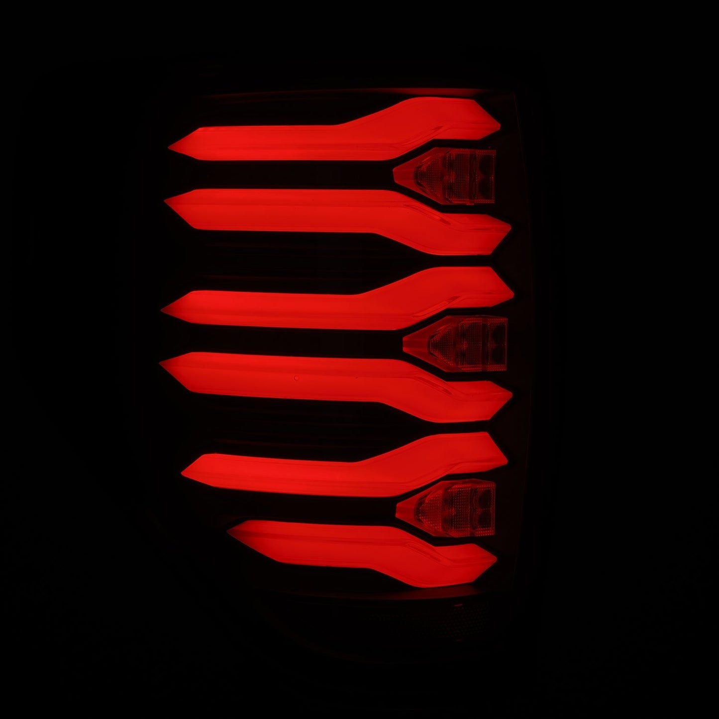 AlphaRex 653080 09-14 Ford F150 LUXX LED Taillights - AlphaBlack Housing