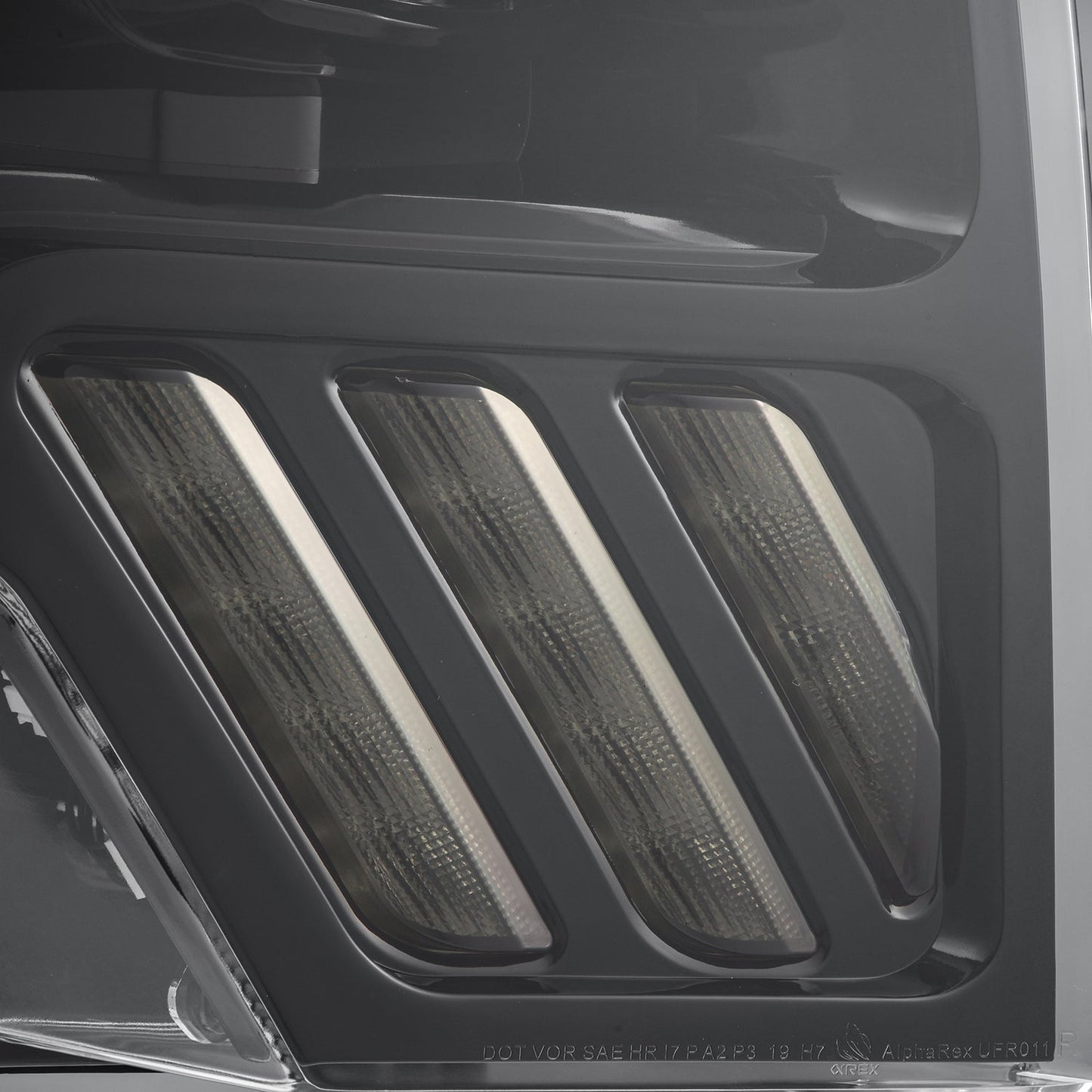 AlphaRex 880090 09-14 Ford F-150 LUXX LED Projector Headlights Plank Style Jet Black w/Activation Light/Sequential Signal/DRL