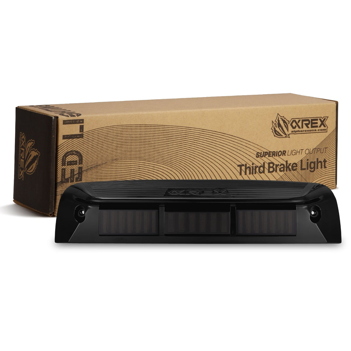 AlphaRex 220082 09-18 Dodge Ram LED 3rd Brake Light - Alpha-Black