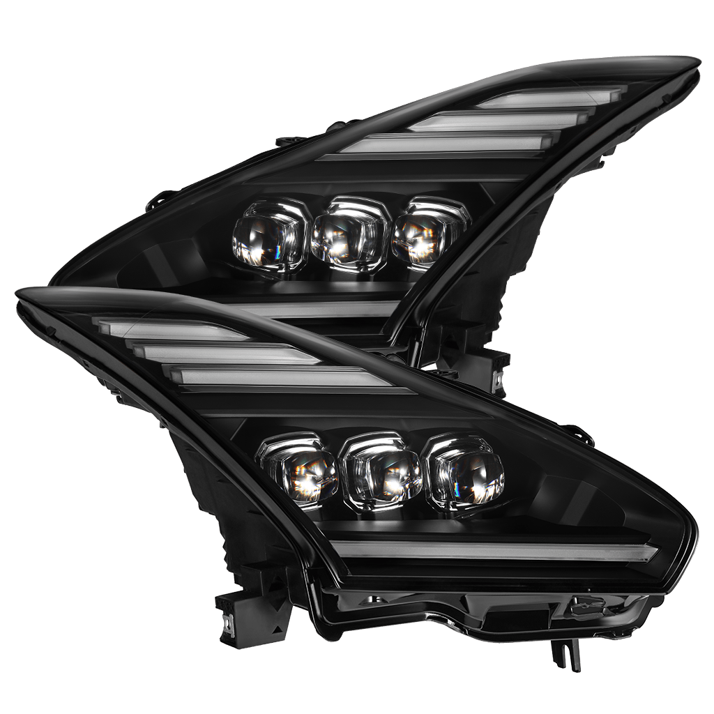 AlphaRex 880359 09-25 Nissan GT-R NOVA-Series LED Projector Headlights