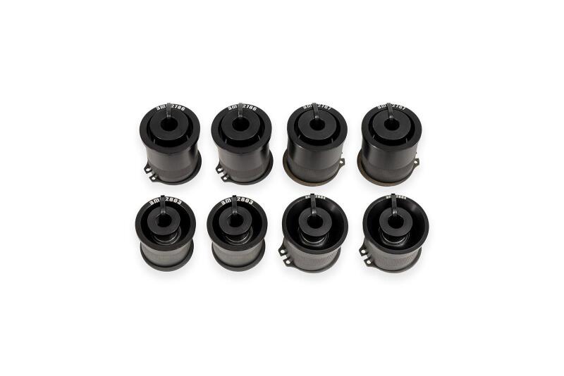 BMR 1997-2004 Chevrolet Corvette C5 / 2005-2013 C6 Rear Upper & Lower Control Arms Bearing Kit - Black
