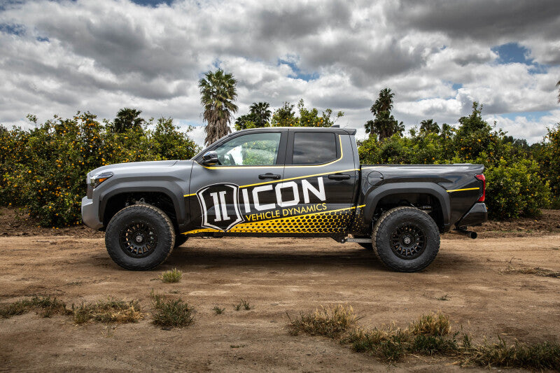 ICON 2024+ Toyota Tacoma 1.25in-3in Stage 5 Suspension System Billet w/ Triple Rate Spring