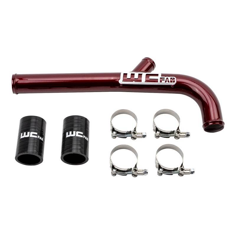 Wehrli Custom Fabrication WCF100867-BB Upper Coolant Pipe with Dual Radiator Bengal Blue for 2013-2015 Ram 2500 / 3500 6.7L Cummins