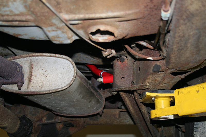 UMI Performance 4028-R Control Arm Reinforcements/Frame Braces Red