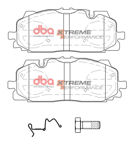 DBA 19-21 Audi A8 Quattro (w/375mm Front Rotor) Front XP Performance Brake Pads