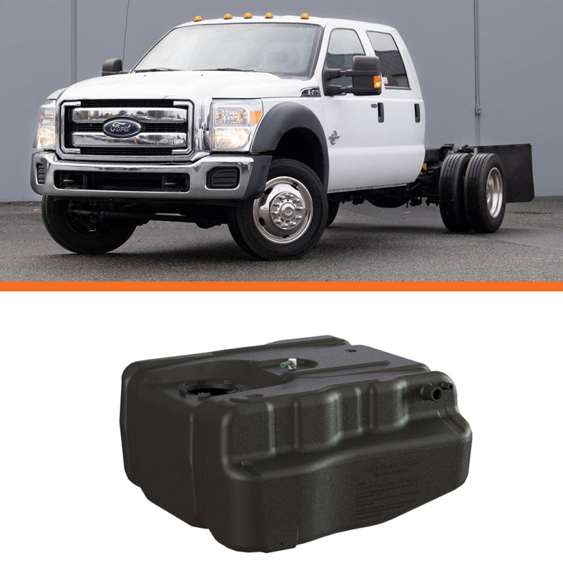 Titan Fuel Tanks 11-19 Ford F-350/F-450/F-550 Narrow Frame 40 Gallon After-Axle Utility Fuel Tank 8020011
